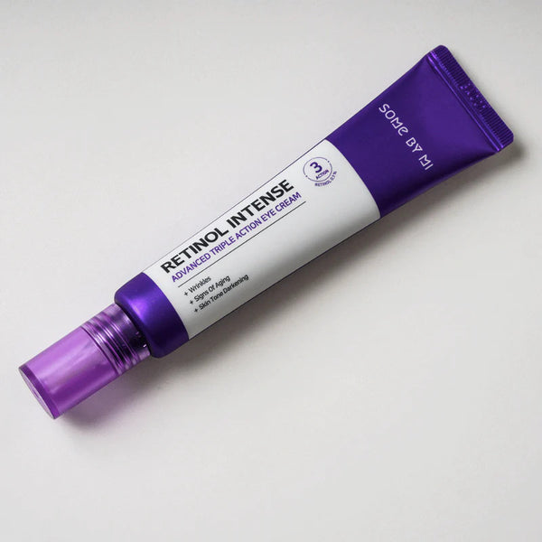 SOME BY MI Retinol Intense Advanced Triple Action Eye Cream - 1.01Oz, 30ml - Mild Overnight Korean Anti-Aging Eye Cream